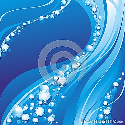 Water background. Vector Illustration