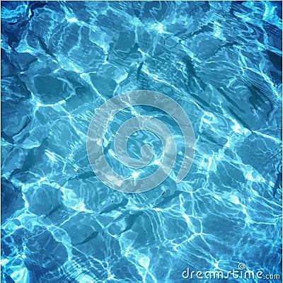 Water background with ripples Vector Illustration