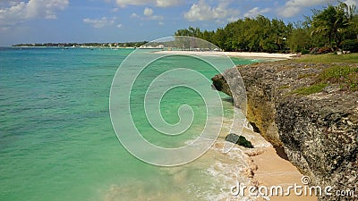 A Barbados, Caribbean nature scene Stock Photo