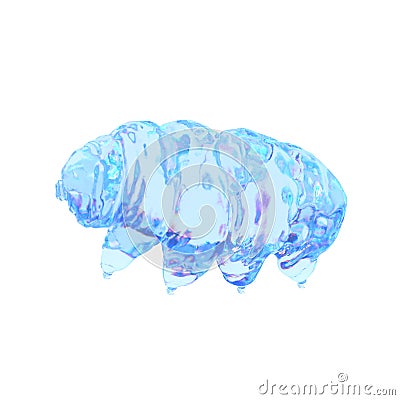 A water bear Cartoon Illustration