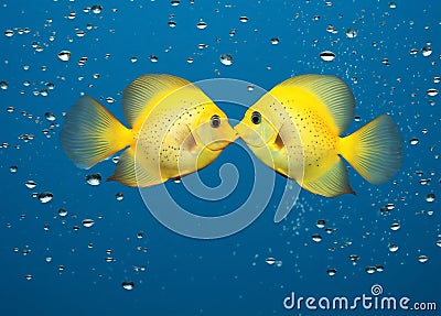 Ocean aquarium fish tropical wildlife animal sea marine water underwater reef Stock Photo