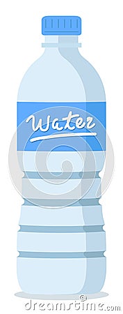 Water bottle Vector Illustration