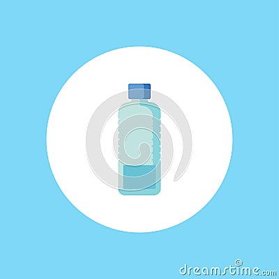 Water bottle vector icon sign symbol Vector Illustration