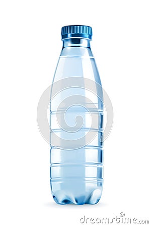 Water bottle vector object Vector Illustration