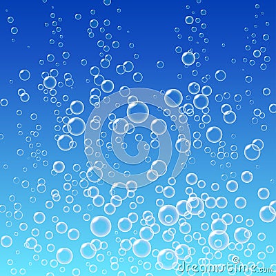 Water bubbles pattern . Stock Photo