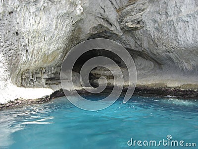 Water Cave Stock Photo