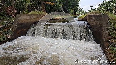 Water Chanel in sri lanaka Stock Photo