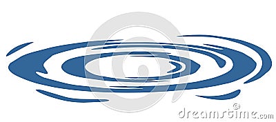 Water circles Vector Illustration