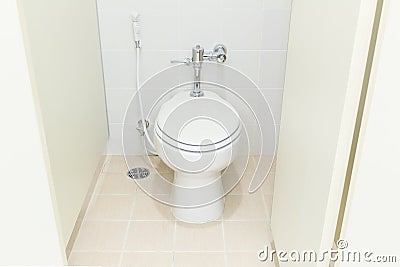 Water closet toilet Stock Photo