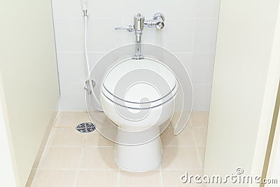 Water closet toilet Stock Photo