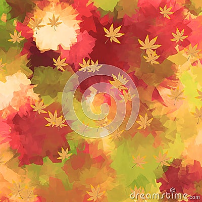 Water color autum background Vector Illustration