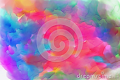 Water color background, Colorful textured background - Image Stock Photo