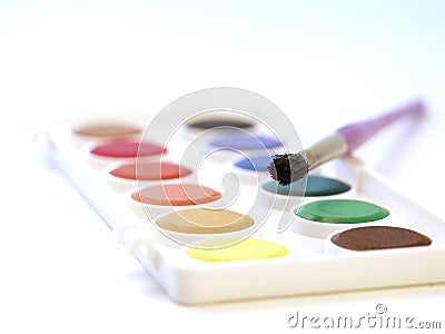 Water-colors Stock Photo
