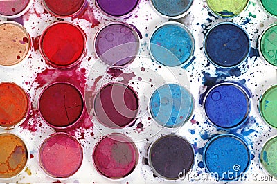 Water Colors Stock Photo