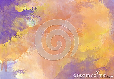 Water colour brush stroke graphic effect Stock Photo