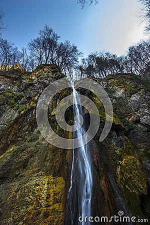 The water coming from the heavens Stock Photo