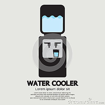 Water Cooler Graphic Vector Illustration