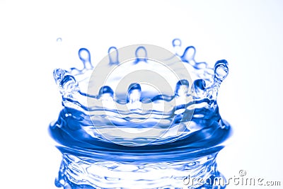 Water Crown Stock Photo