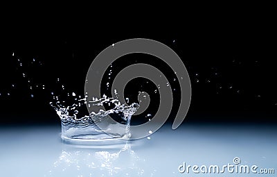 Water Crown Stock Photo