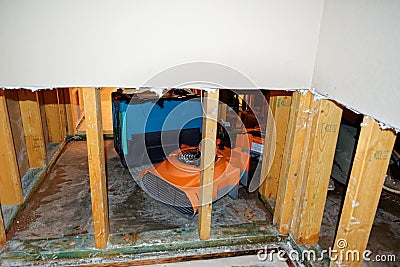 Water Damage in Home Stock Photo