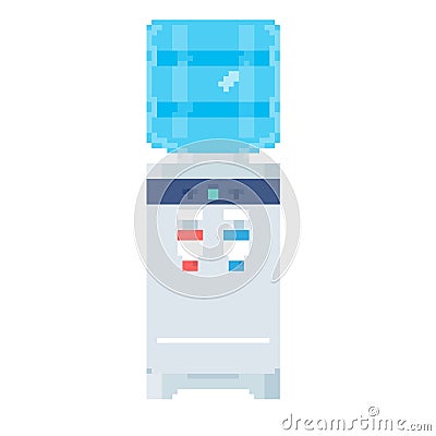 Water dispenser Desktop Vector Illustration