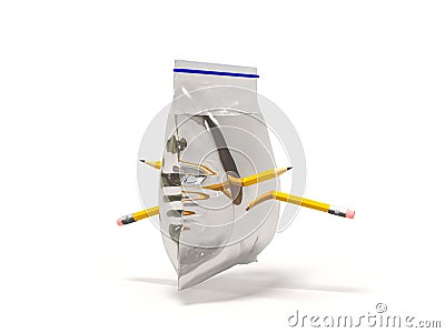 Water Doesn`t Leak Experiment. Stock Image | CartoonDealer.com #157264231