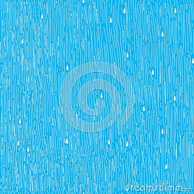 Water drop blue seamless pattern Vector Illustration