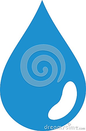 Water drop nature Vector Illustration