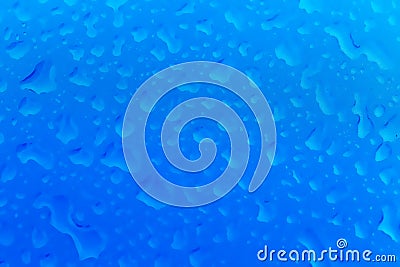 water drop graphic, blue color background. Stock Photo