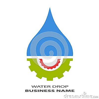 Water drop icon Vector Illustration