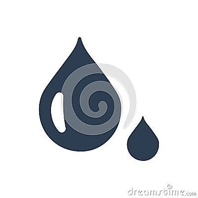 Water drop icon Vector Illustration