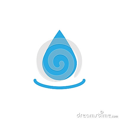 Water drop icon design template vector isolated Vector Illustration