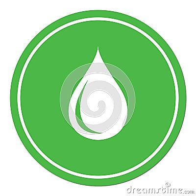 Water drop icon Vector Illustration