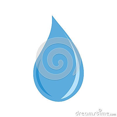 Water drop icon vector Vector Illustration