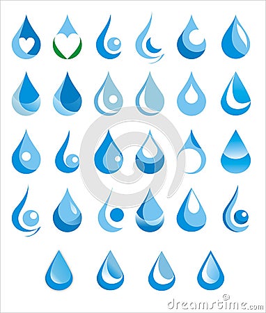 Water drop Vector Illustration