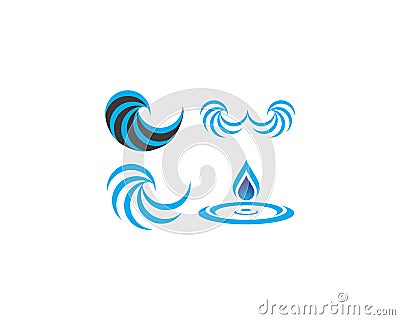 water drop Logo Template vector illustration Vector Illustration