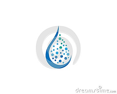 water drop Logo Template vector Vector Illustration