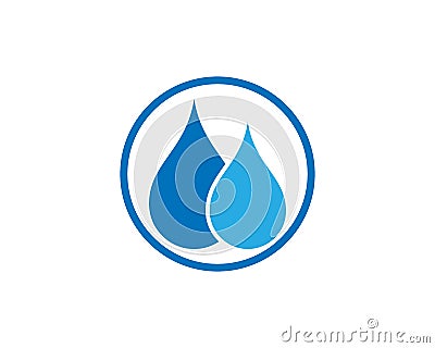 water drop Logo Template vector Vector Illustration