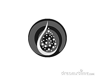 Water drop Logo Template vector Vector Illustration