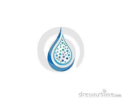 water drop Logo Template vector Vector Illustration