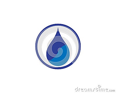 water drop Logo Template vector Vector Illustration