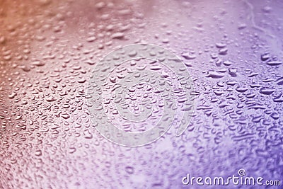 Water drop mirror Stock Photo