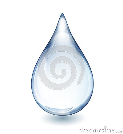 Water Drop Vector Illustration