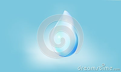 Water drop vector design symbol illustration Vector Illustration