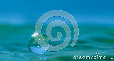 Water droplet Stock Photo