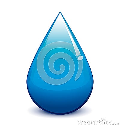 Water droplet Vector Illustration