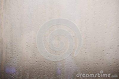 Water Droplet on Glass Texture Background Stock Photo