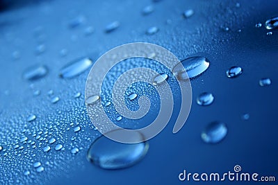 Water droplets Stock Photo