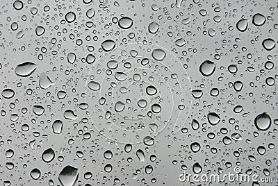 Water drops B&W Stock Photo