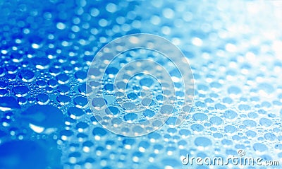 Water drops bokeh blurred background texture Stock Photo